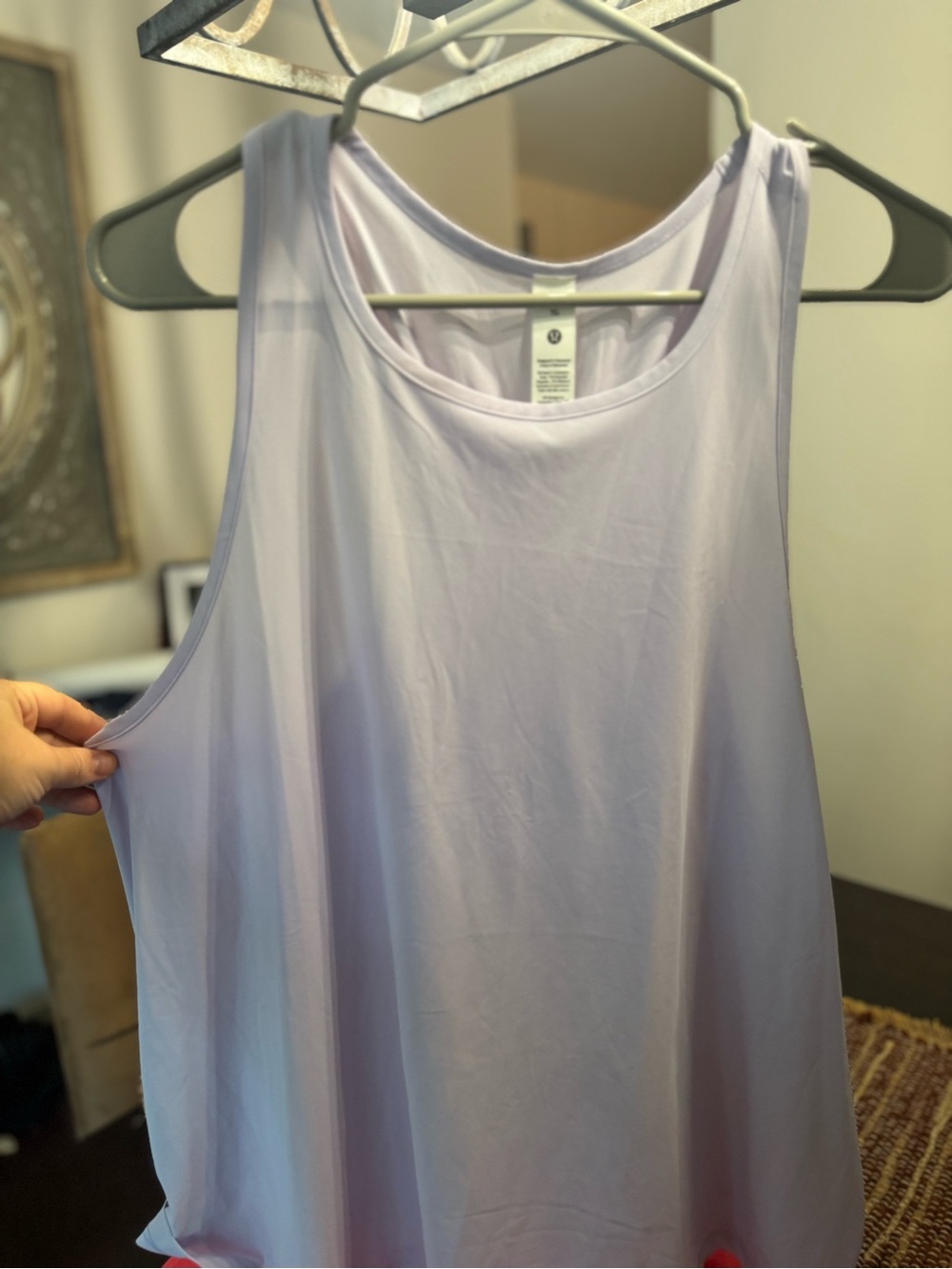 lululemon athletica Lavender Scoop Neck Tank